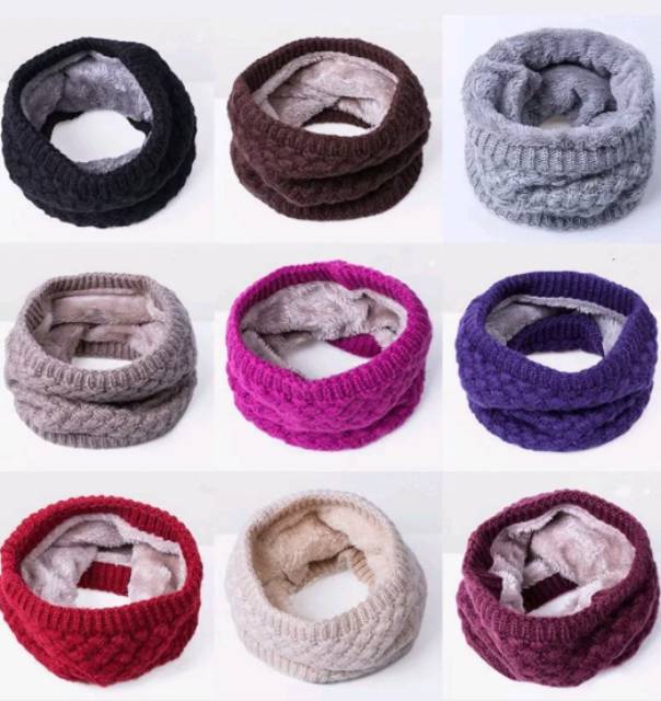 KIDS INFINITY KNITTED NECK SCARF