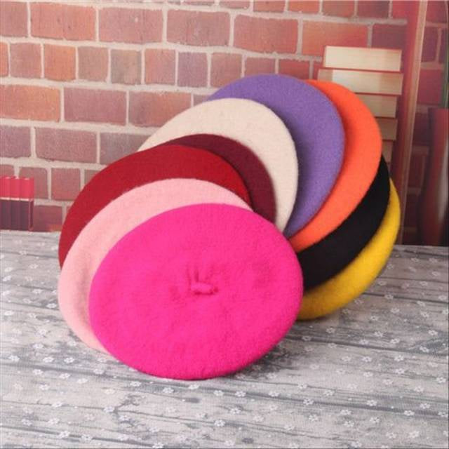 KIDS WOOLEN BARET HAT