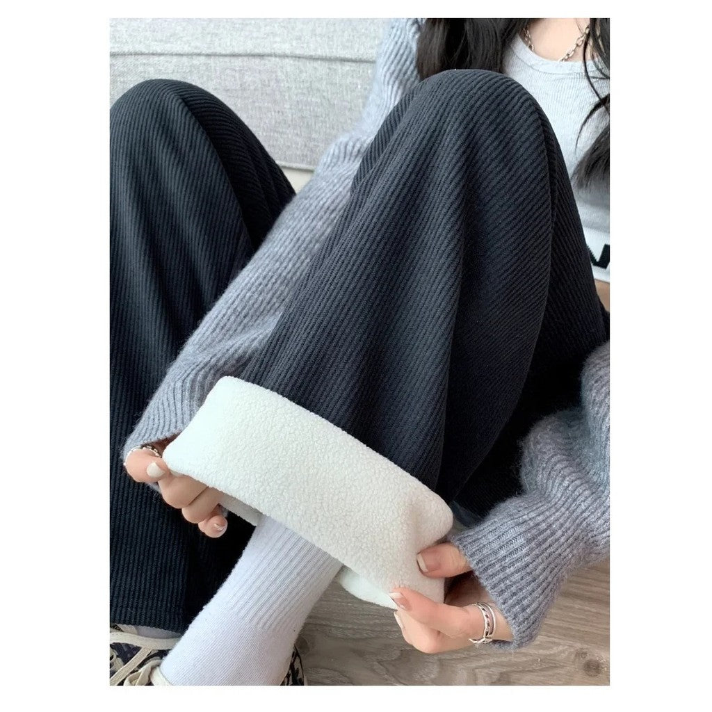 CHENILLE THERMAL LONG PANTS