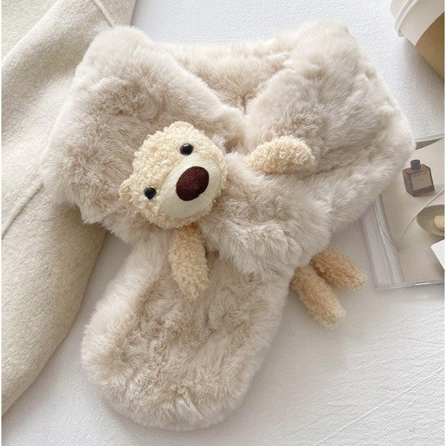 FUR SCARF TEDDY WINTER