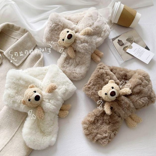 FUR SCARF TEDDY WINTER