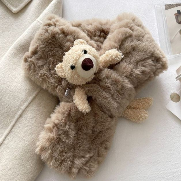 FUR SCARF TEDDY WINTER