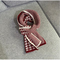 PREMIUM NECK SCARF HOUNDSTOOTH SHAWL
