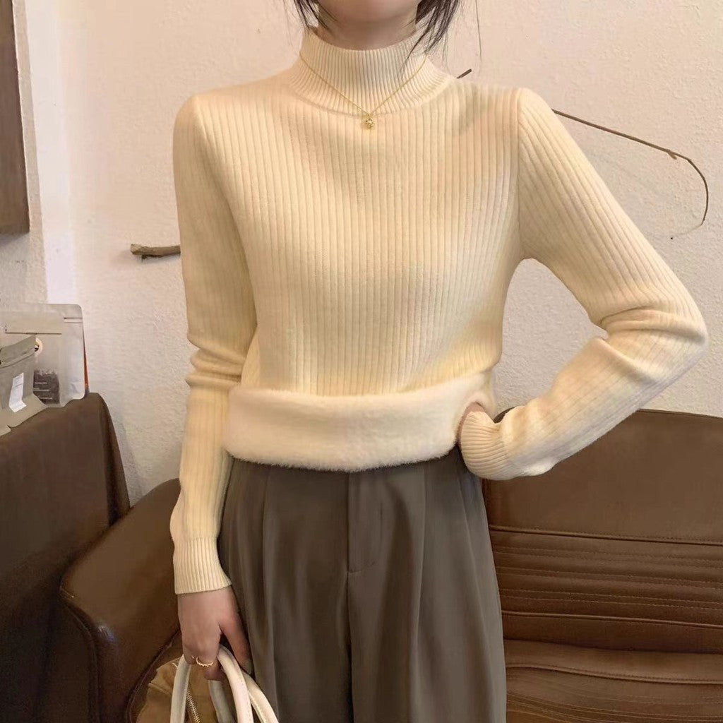 JASMINE THERMAL TOP KNIT WOOL BLEND