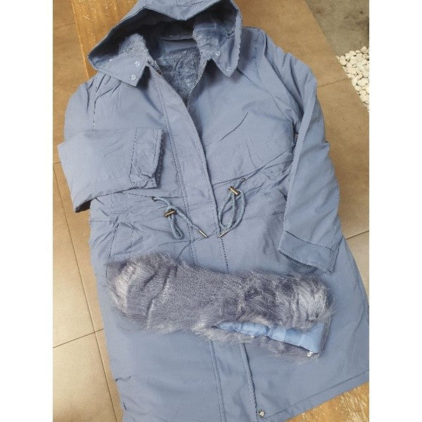 CHELSEA COAT WITH FUR INSIDE