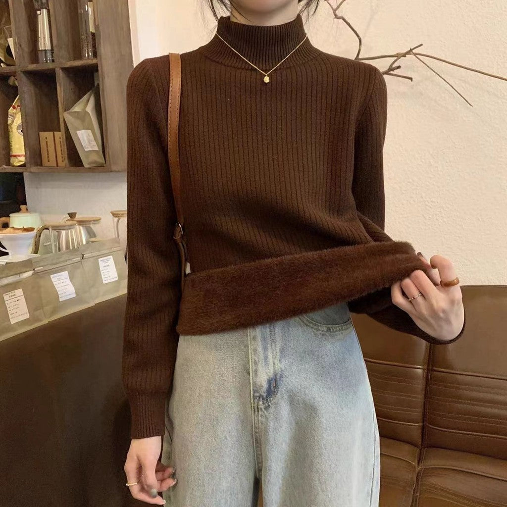 JASMINE THERMAL TOP KNIT WOOL BLEND