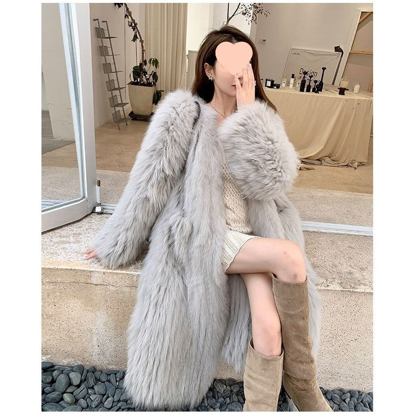 CECILIA WOMAN FURRY COAT