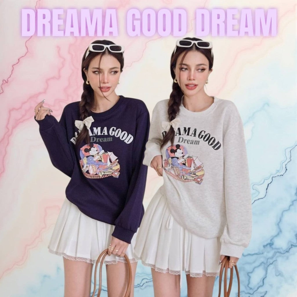 bkkclothe. OVERSIZE GOOD DREAM SWEATER TOP