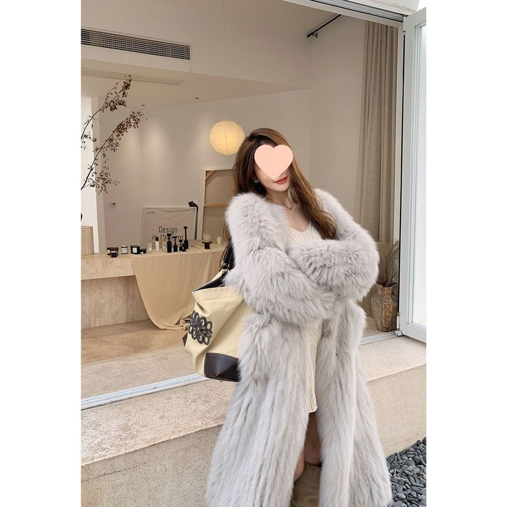 CECILIA WOMAN FURRY COAT