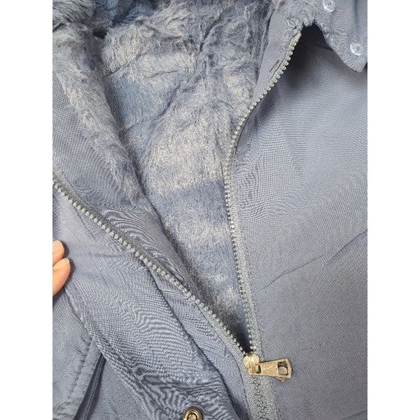 CHELSEA COAT WITH FUR INSIDE