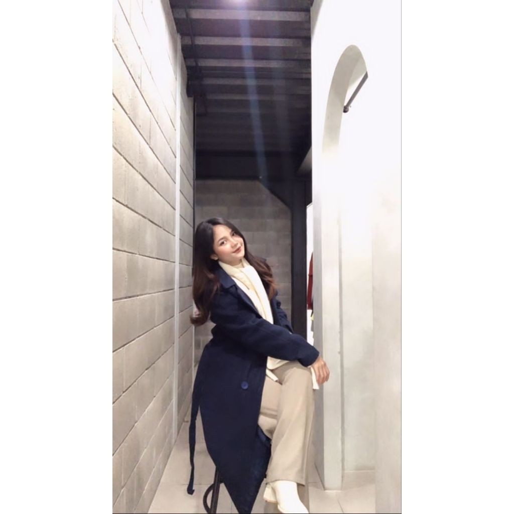 HIKARU WOMAN WOOLEN COAT