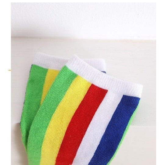 KAOS KAKI PANJANG ANAK REMAJA MOTIF PELANGI