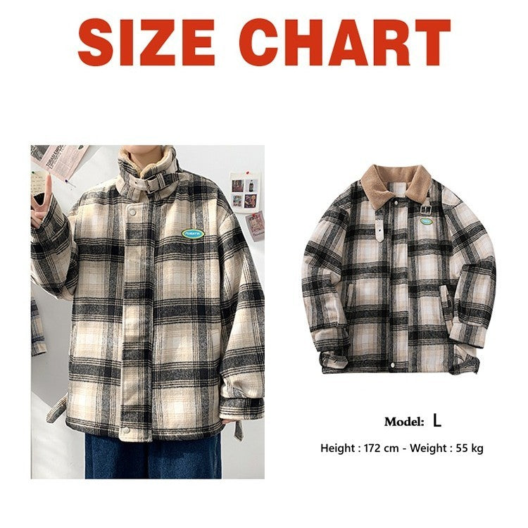 MAN TARTAN JACKET COAT