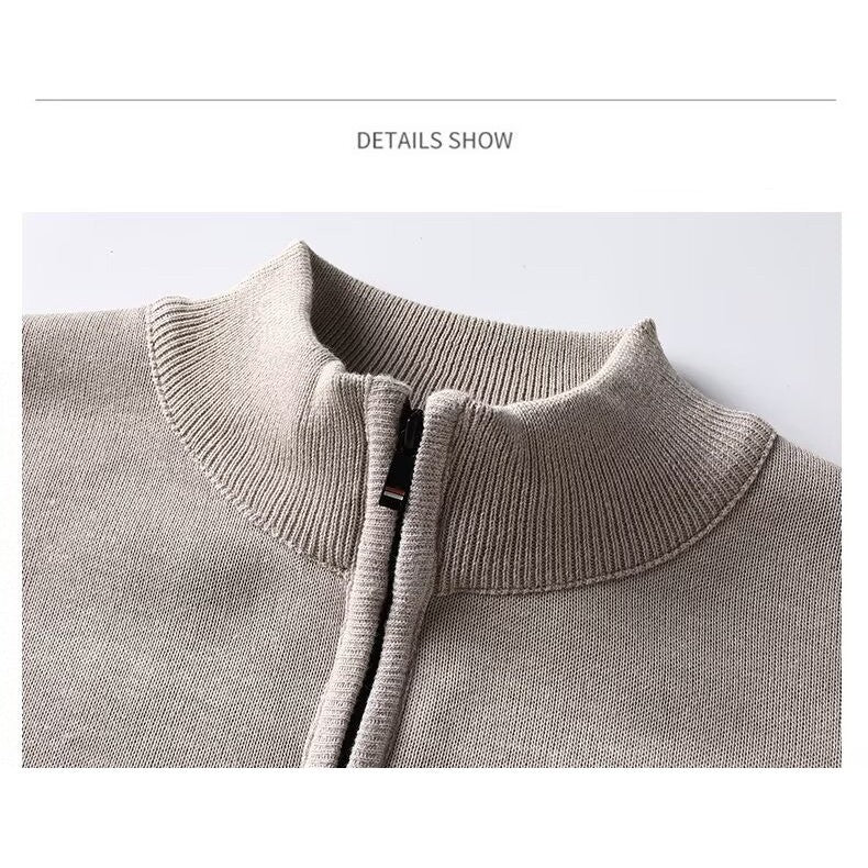 RUBEN - MAN THERMAL ZIPPY SWEATER