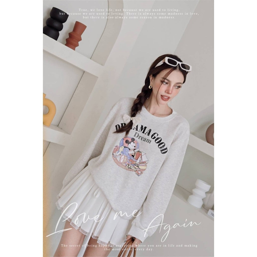 bkkclothe. OVERSIZE GOOD DREAM SWEATER TOP