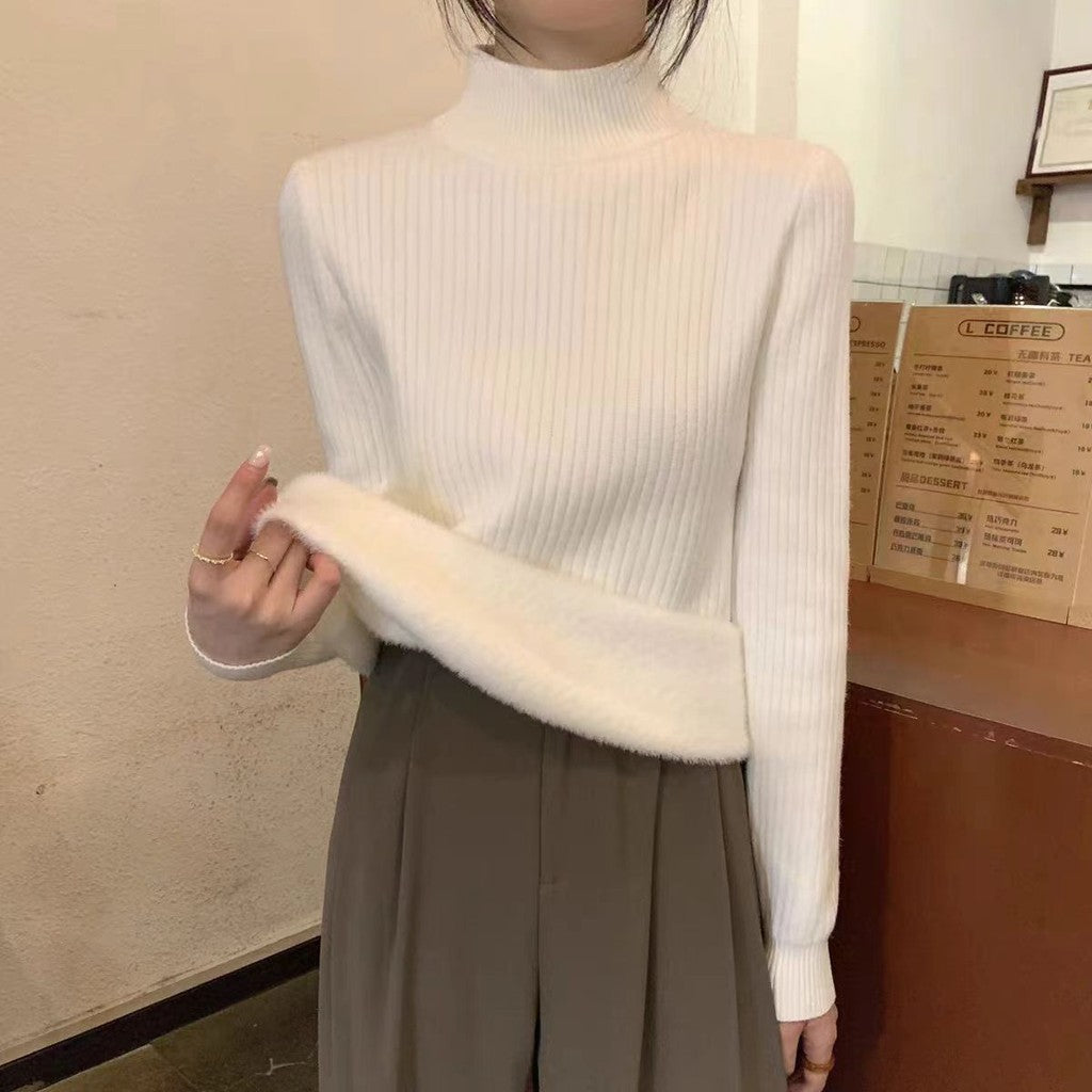 JASMINE THERMAL TOP KNIT WOOL BLEND