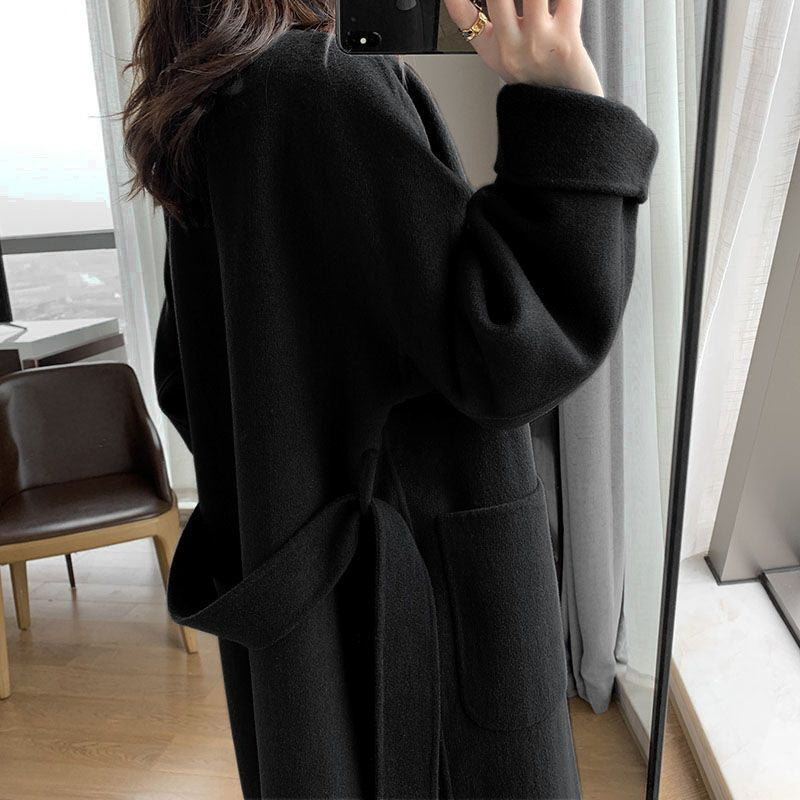 HIKARU WOMAN WOOLEN COAT