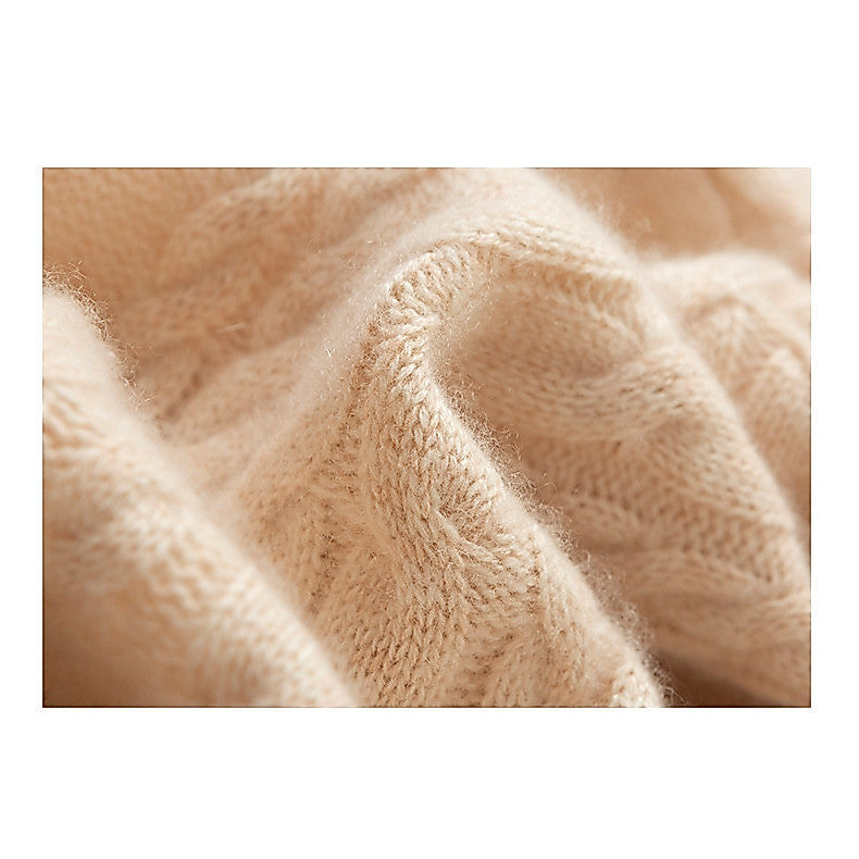 TAVIA TURTLENECK SWEATER TOP KNIT WOOL BLEND
