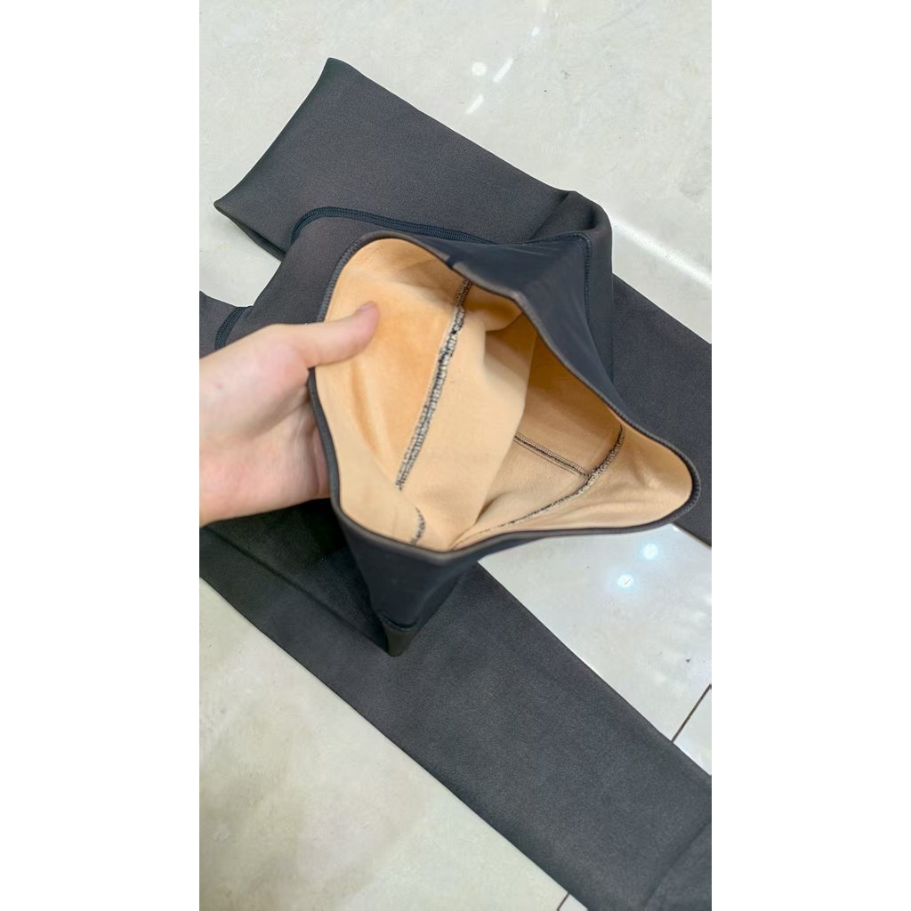 WOMAN WINTER THERMAL TWO TONE LEGGING 320 GR ( BIGGER SIZE )