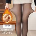 WOMAN WINTER THERMAL TWO TONE LEGGING 320 GR ( BIGGER SIZE )