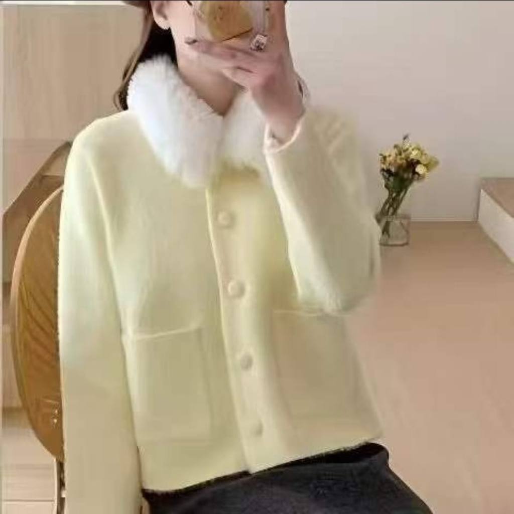 KEIKO SOFT FUR CARDIGAN #688