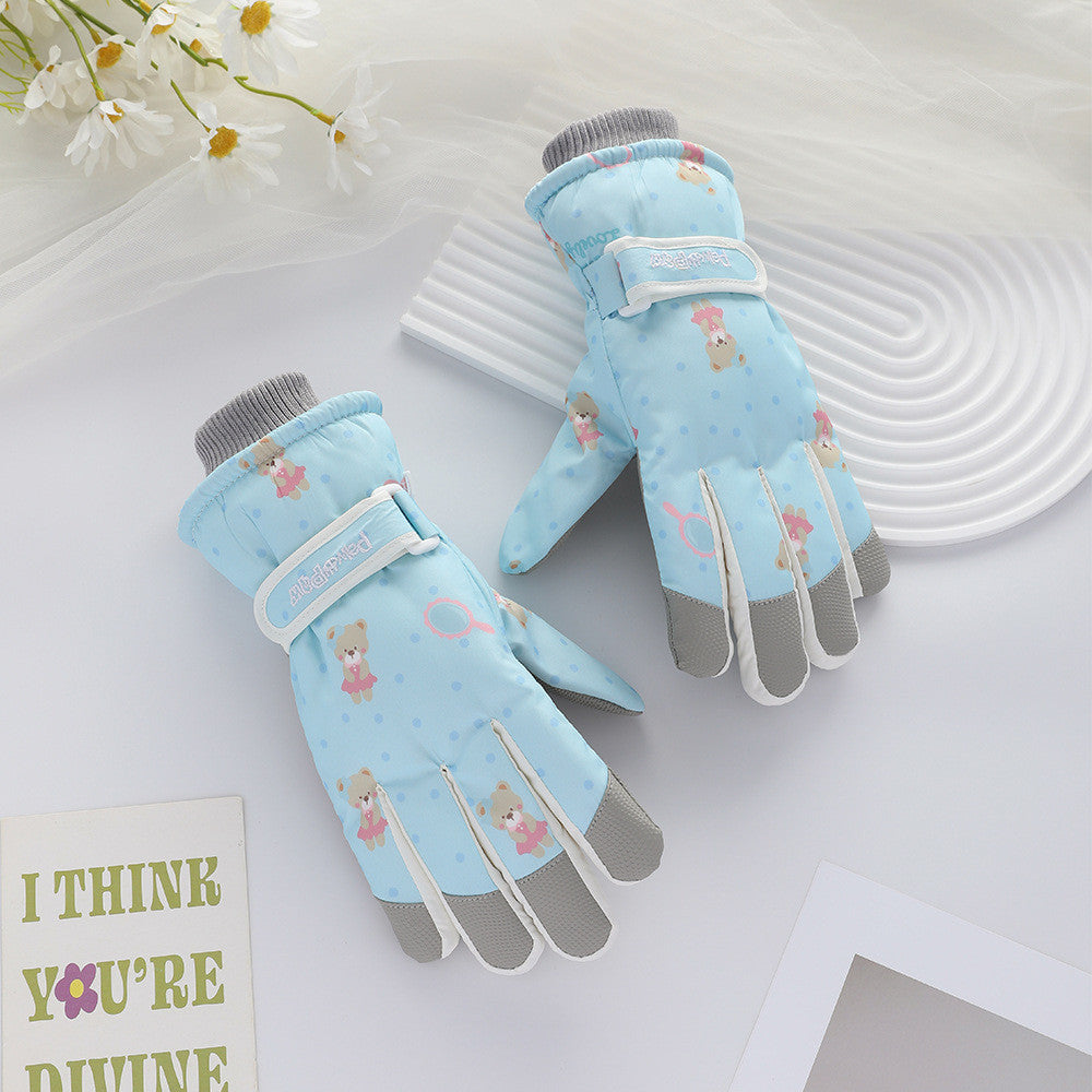 SKI SNOW PADDED WINTER GLOVES