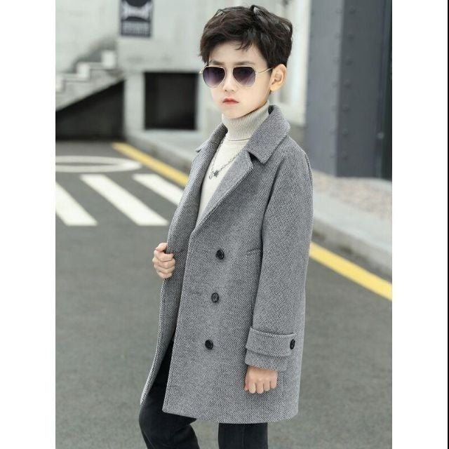 KARL KIDS WOOLEN COAT