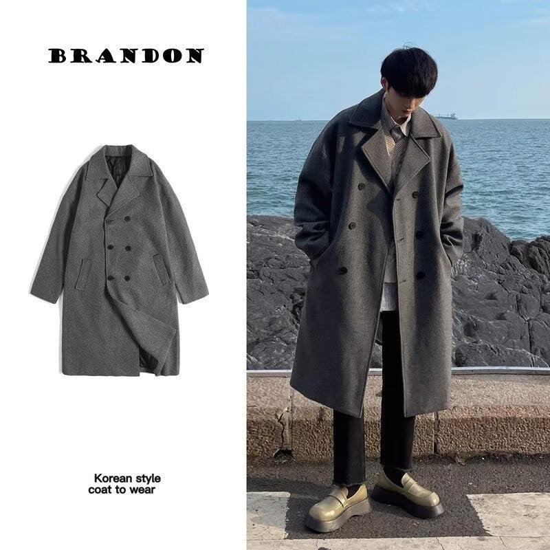 BRANDON WOOLEN LONG COAT