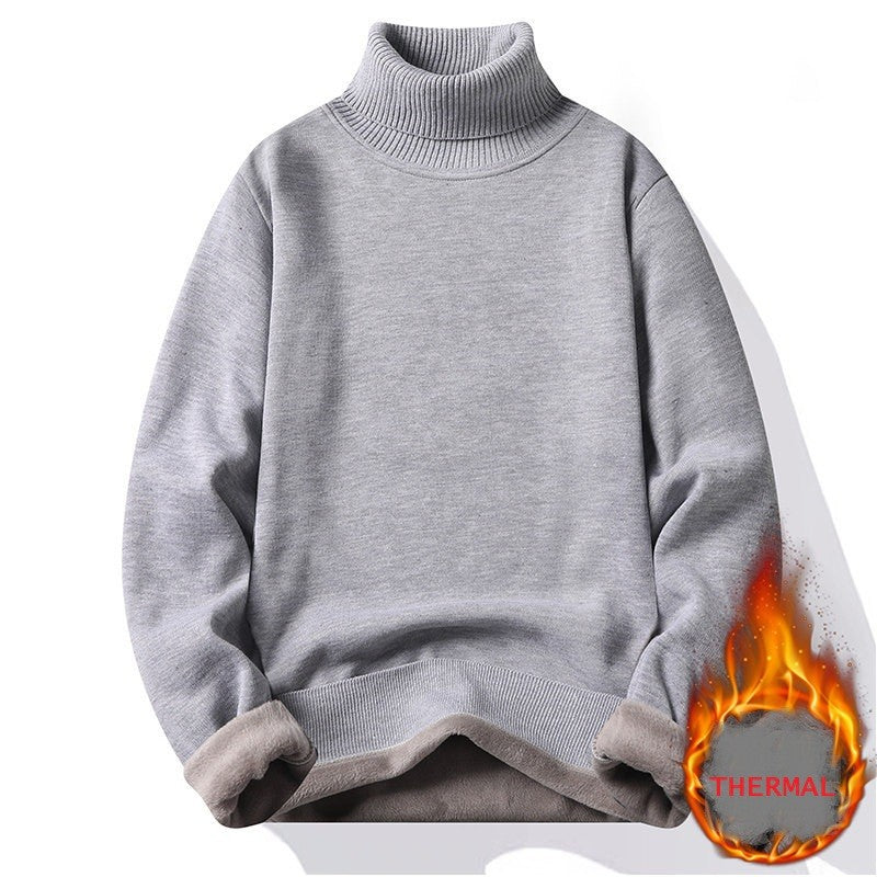 ANDREW THERMAL TURTLENECK KNIT SWEATER