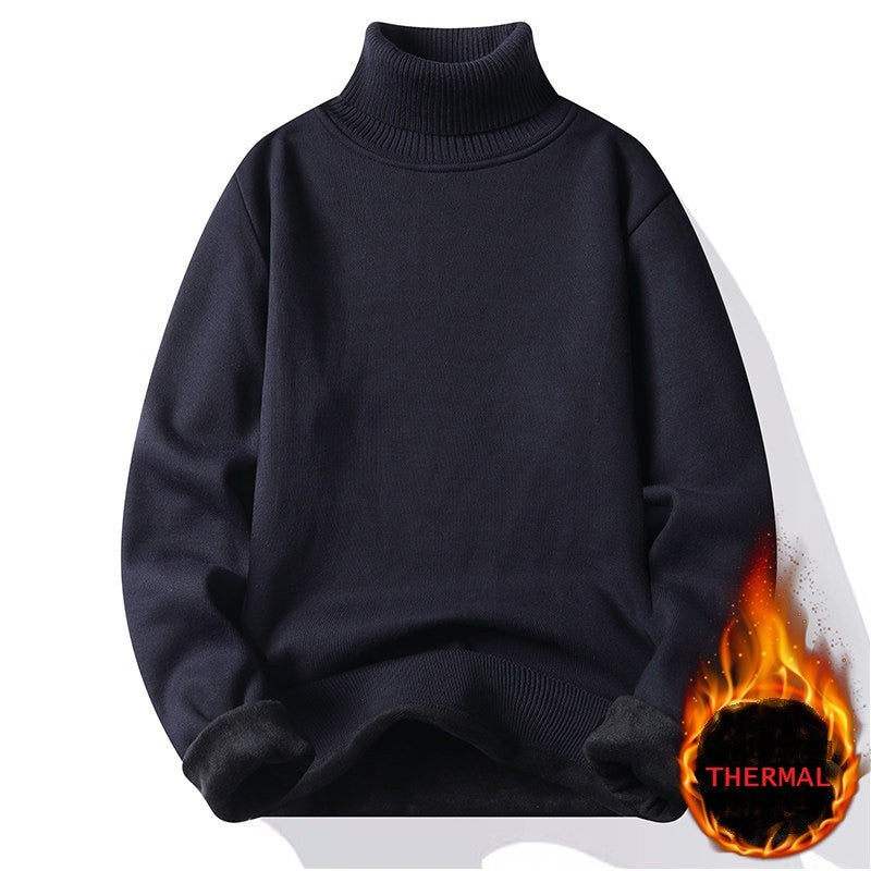ANDREW THERMAL TURTLENECK KNIT SWEATER