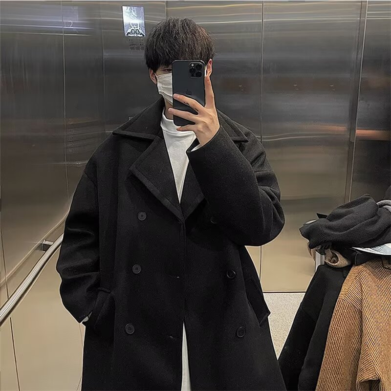 BRANDON WOOLEN LONG COAT
