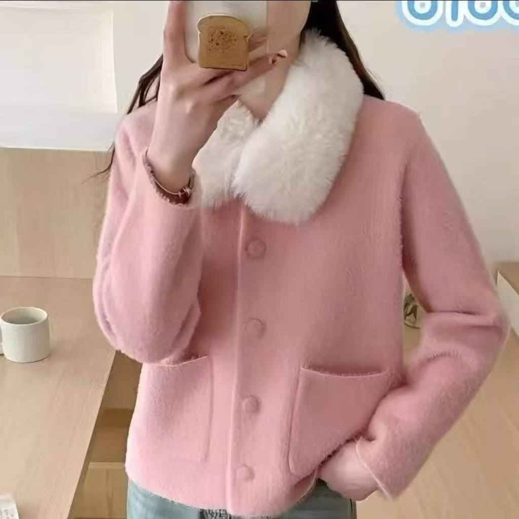 KEIKO SOFT FUR CARDIGAN #688
