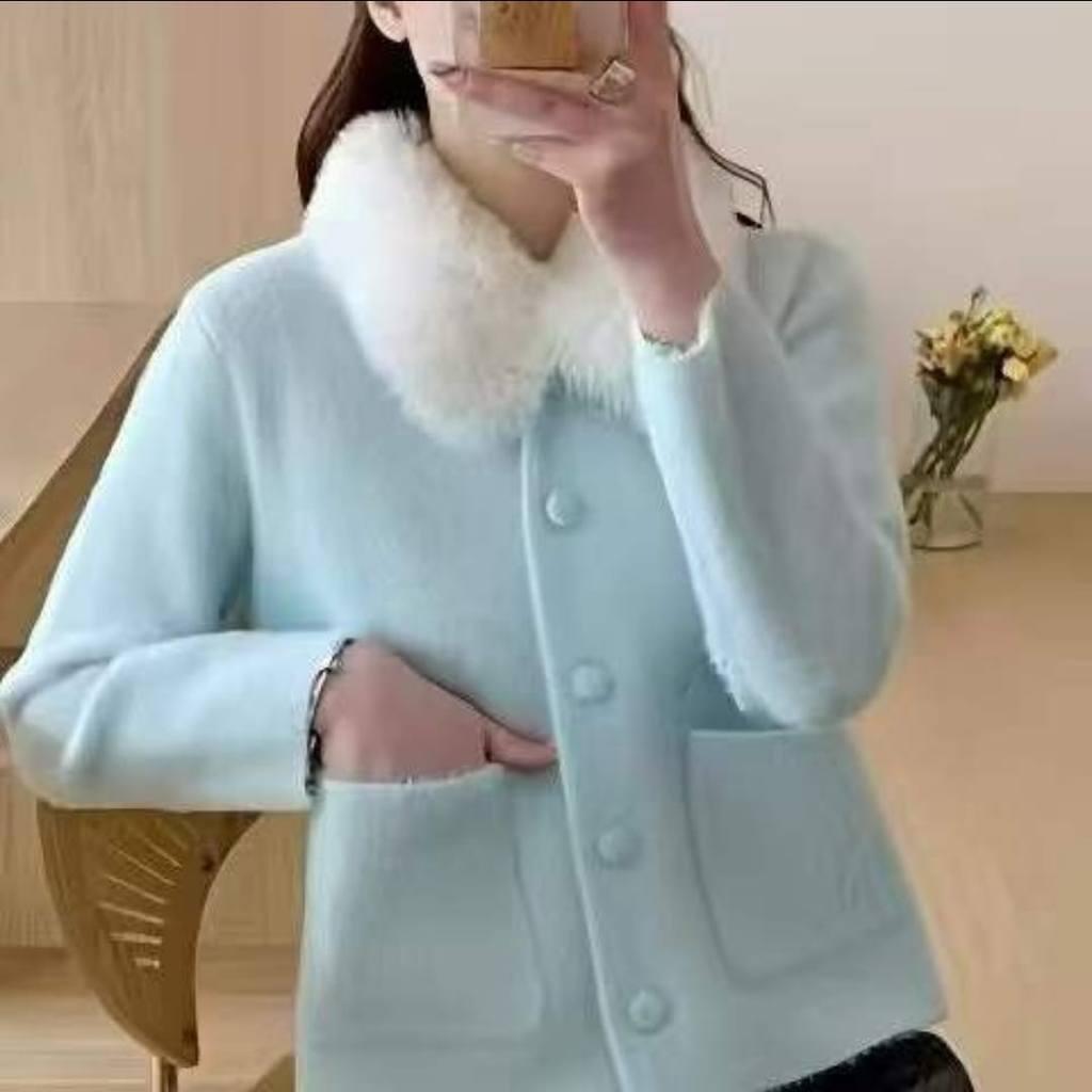 KEIKO SOFT FUR CARDIGAN #688