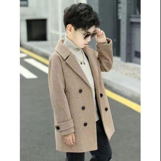 KARL KIDS WOOLEN COAT