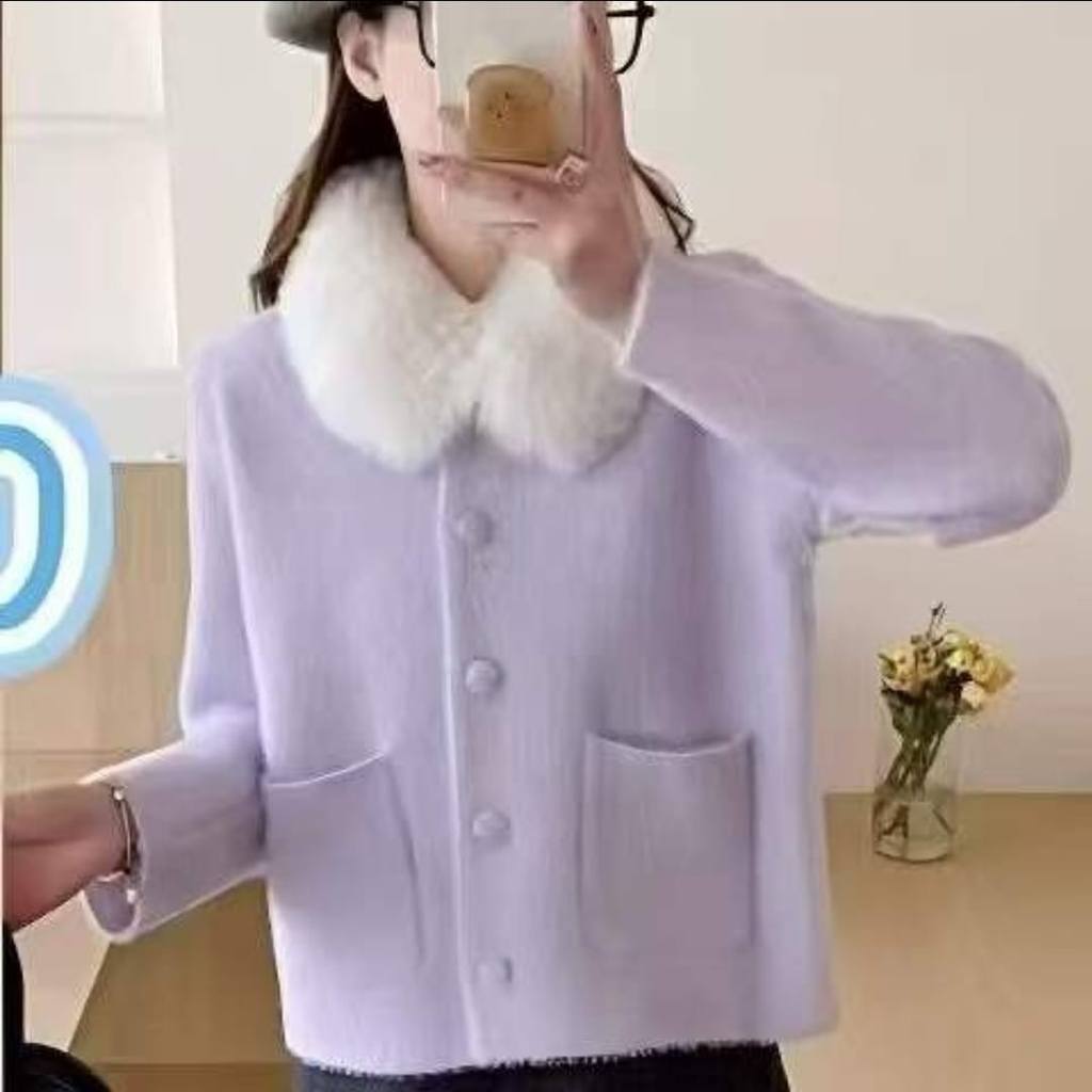 KEIKO SOFT FUR CARDIGAN #688