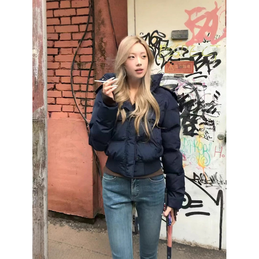 DONNA HOODIE FUR PADDING COAT