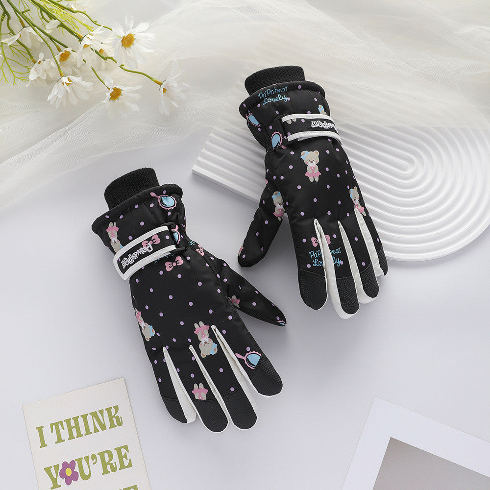 SKI SNOW PADDED WINTER GLOVES