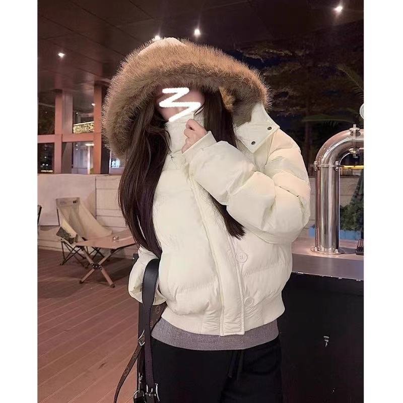 DONNA HOODIE FUR PADDING COAT