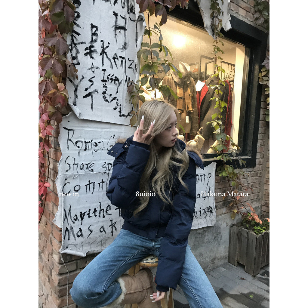 DONNA HOODIE FUR PADDING COAT