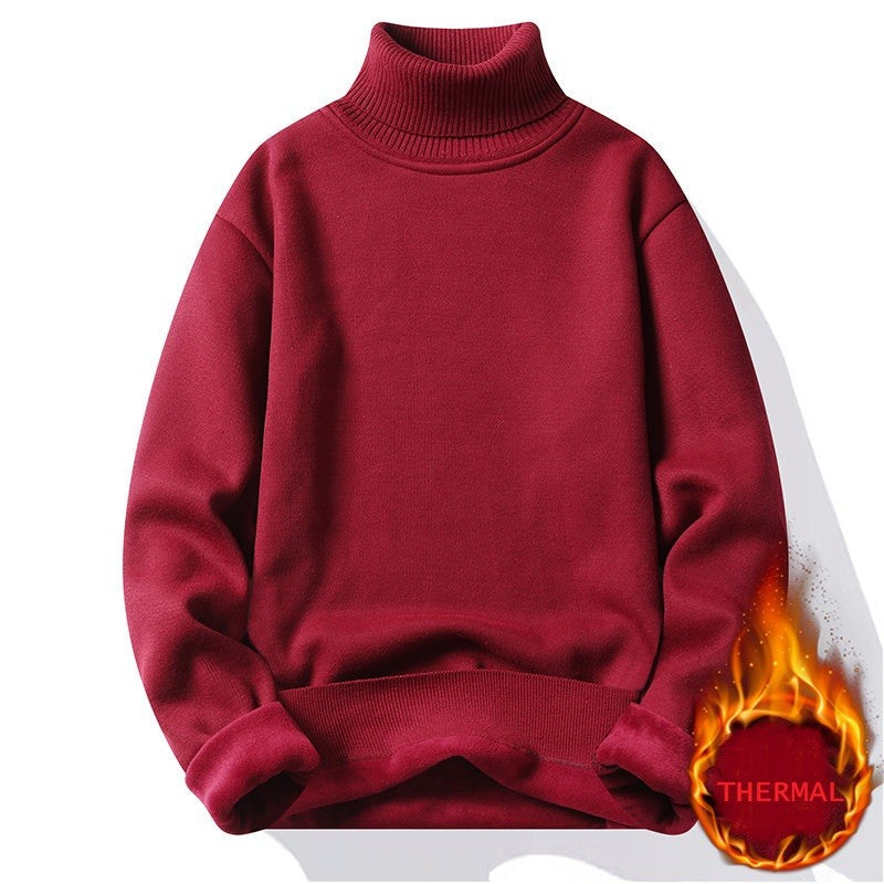 ANDREW THERMAL TURTLENECK KNIT SWEATER