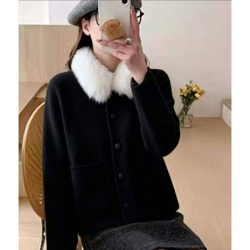 KEIKO SOFT FUR CARDIGAN #688