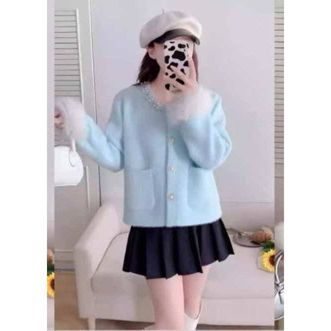 BLINGSEOUL SOFT FURRY CARDIGAN