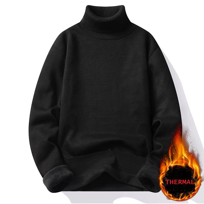 ANDREW THERMAL TURTLENECK KNIT SWEATER