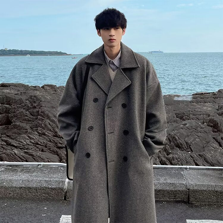 BRANDON WOOLEN LONG COAT