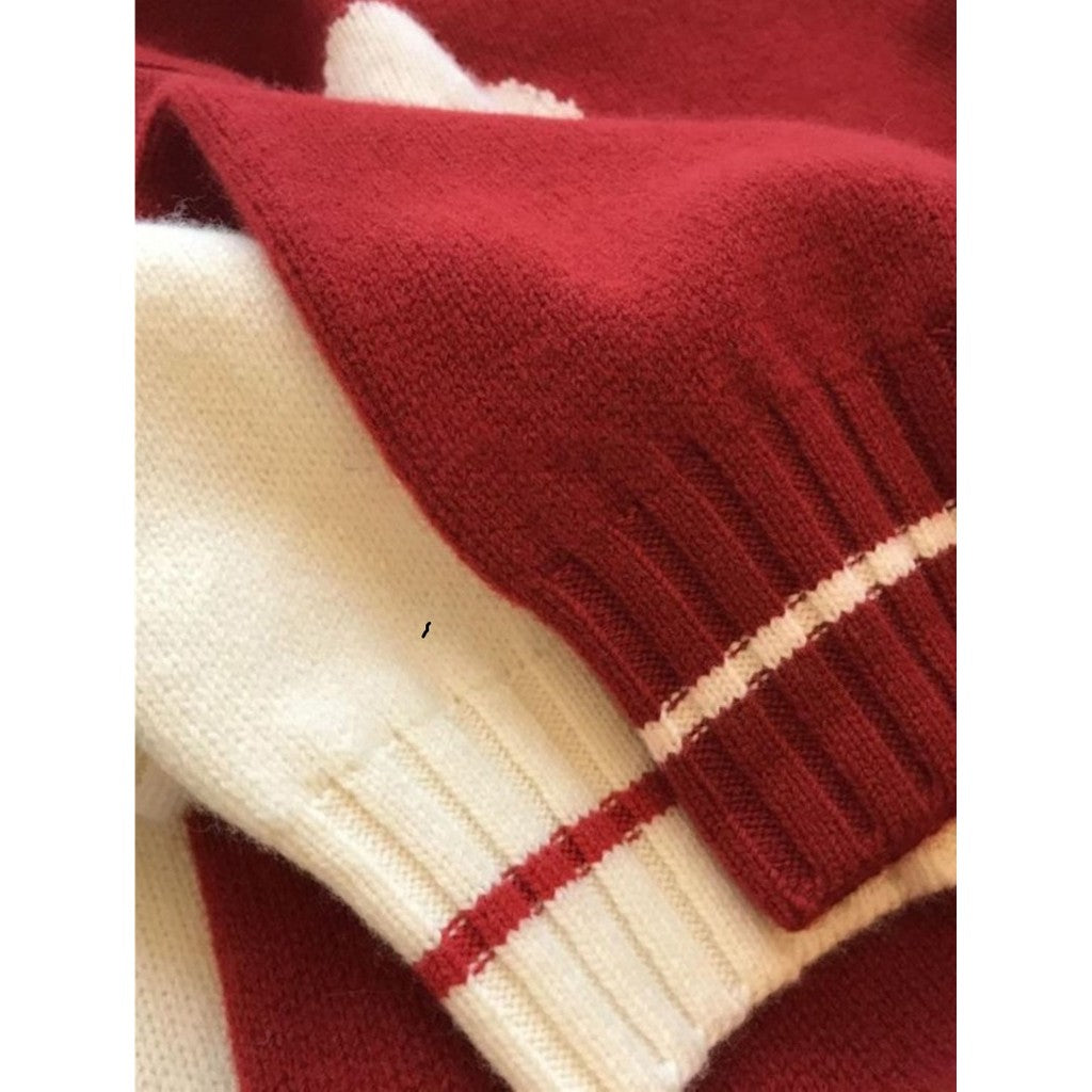 SWEETHEART KNIT SWEATER WOOL BLEND