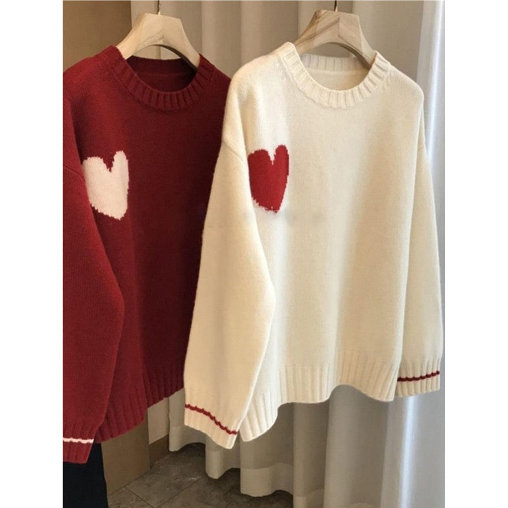 SWEETHEART KNIT SWEATER WOOL BLEND